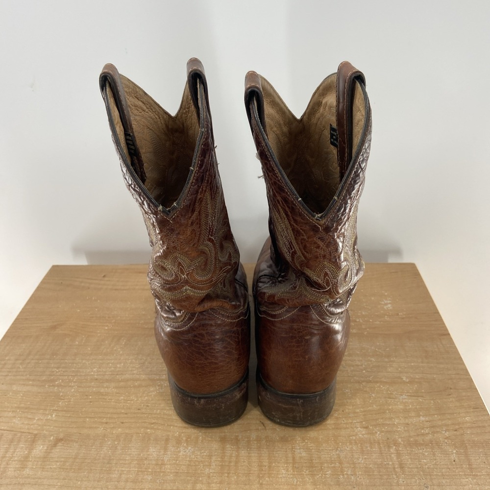Men's Double H‎ Cowboy Work Western Boots Size 9 EE Brown Leather DH 5232 - Picture 6 of 7